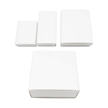 

DHL 120 Pieces White Party Craft Wedding Gift Package Drawer Paper Box Birthday Favor Candy Cake Storage Paperboard Boxes