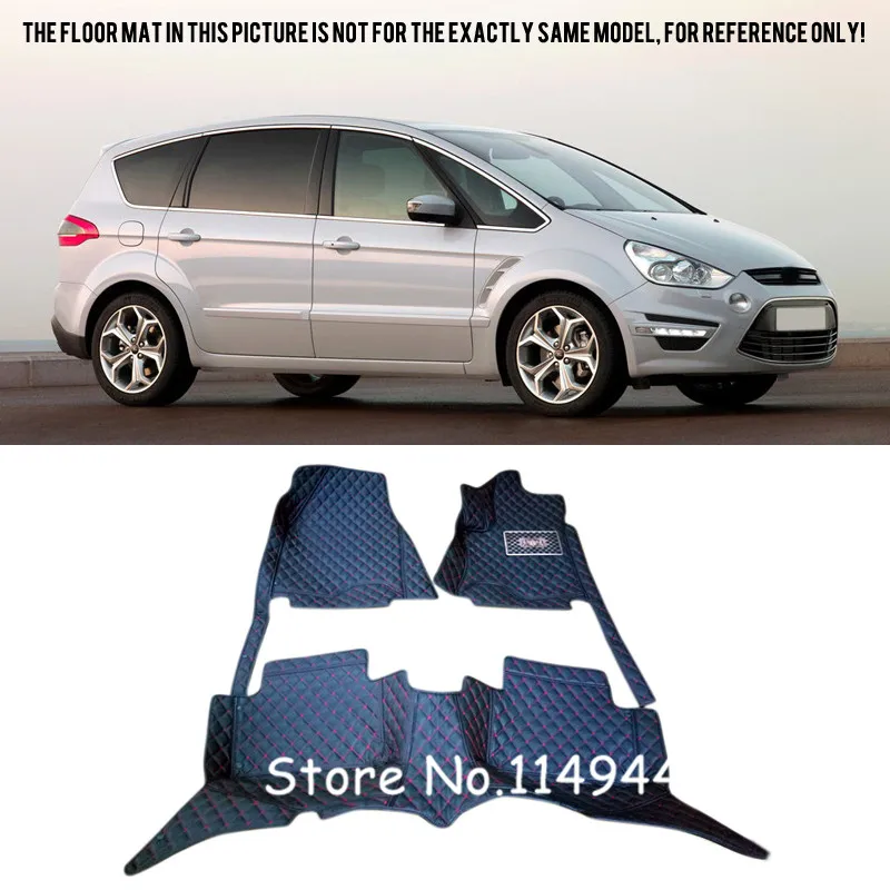 

For Ford S-Max 5 seats 2006-2014 Special Waterproof Car Floor Mats Carpets