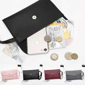 

Women Mini Wallet Card Holder Coin Purse Small Leather Clutch Bag Handbag