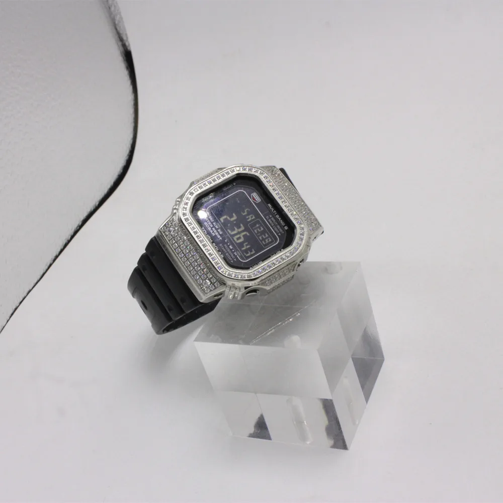 Алмазная металлическая рамка для часов чехол DW5600/5610 Φ 5035 ремешка из нержавеющей