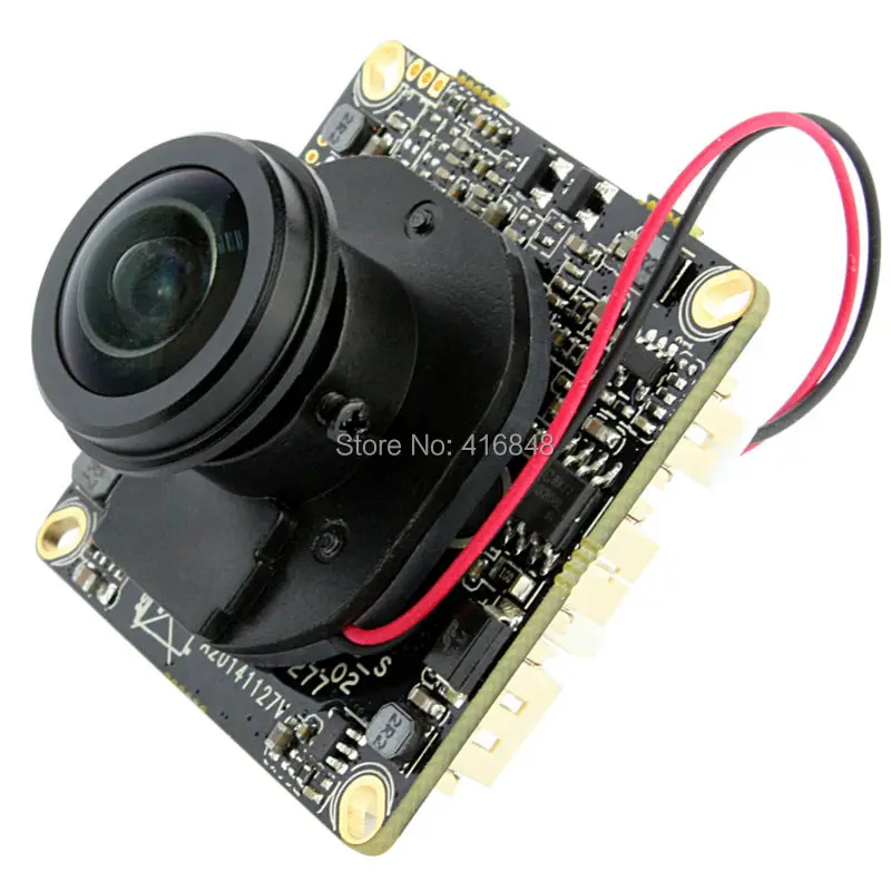 

2MP 180 Degree View Panorama Fisheye camera board 1080P IP Camera module With 5MP 1.56mm Lens