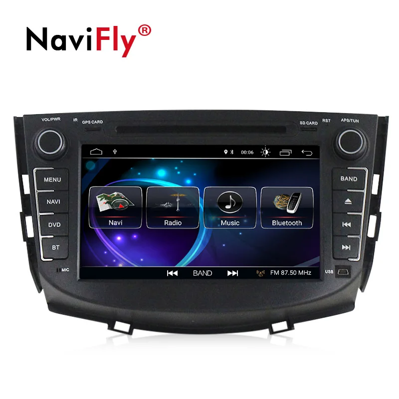 

NaviFly Android 8.1 car radio gps for Lifan X60 car dvd multimedia stereo player 8 inch 2 din head unit 1G+16G