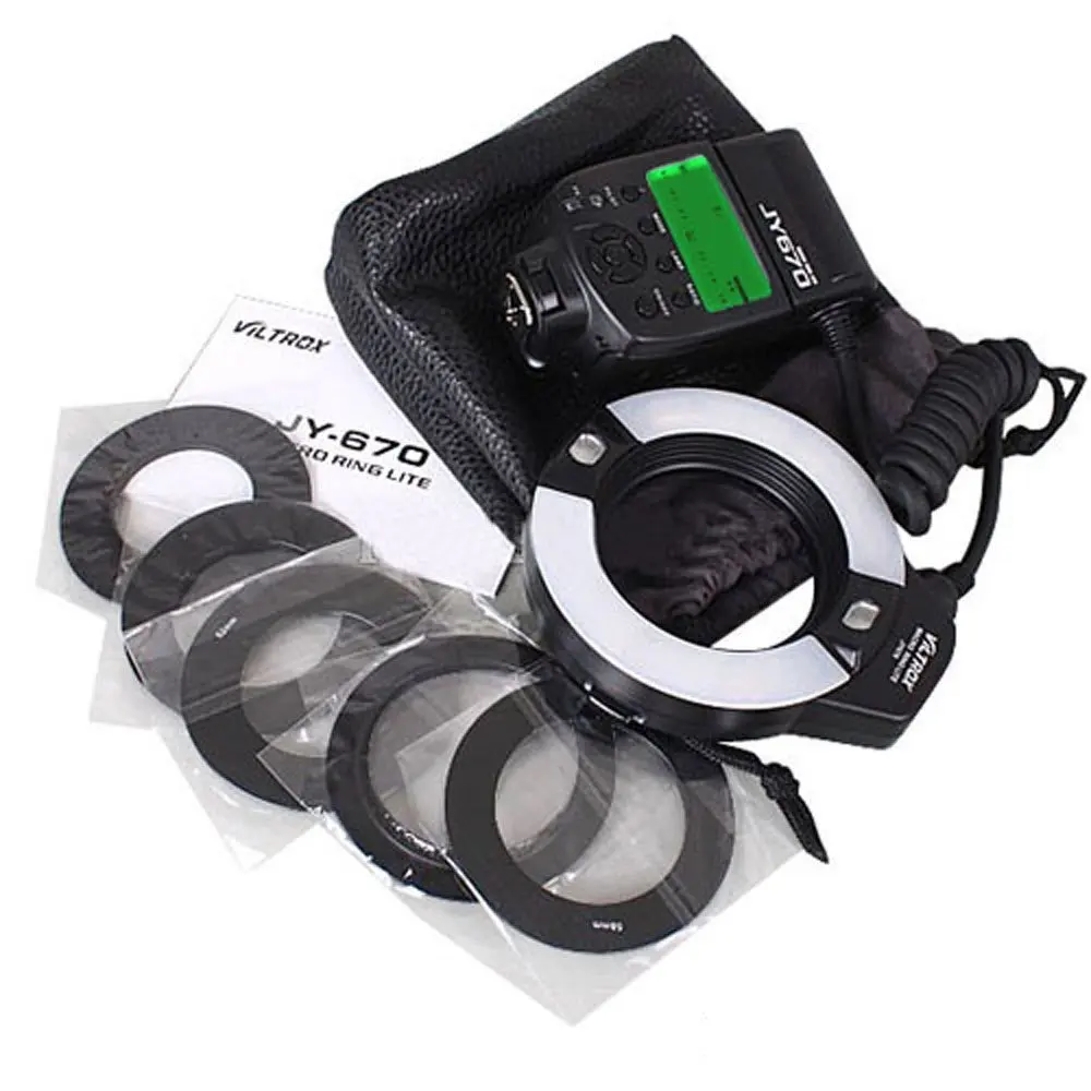 VILTROX JY-670 Macro Ring Light flash (13)