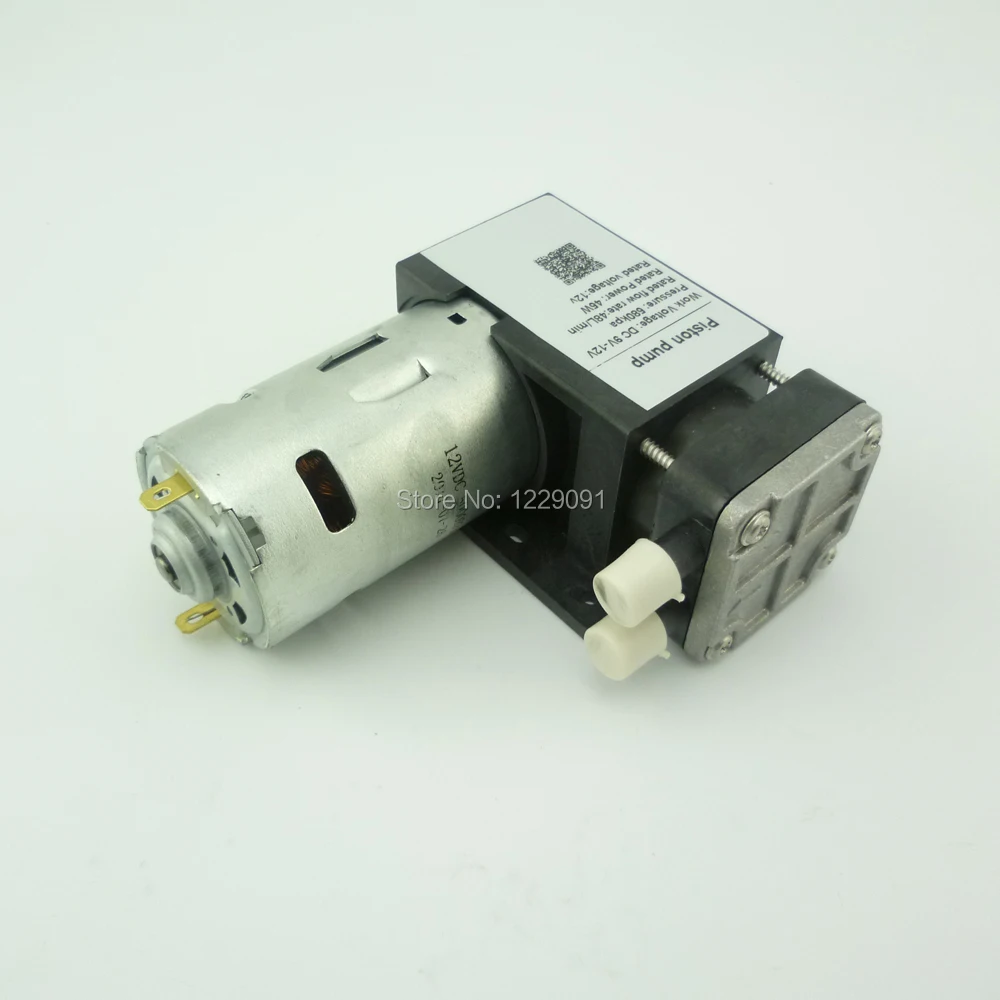 Ceny DC elektryczna mini pompa próżniowa 12v 24v 85kpa tłokowa pompa powietrza 45w