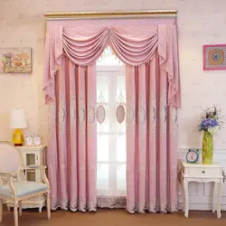 Oushixuenier вышитые романтичный розовый цветок тенты шторы для жизни обеденная спальня