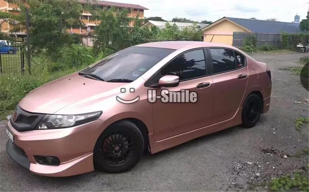 Best Quality Rose Gold Matt Chrome Vinyl Wrapping Film