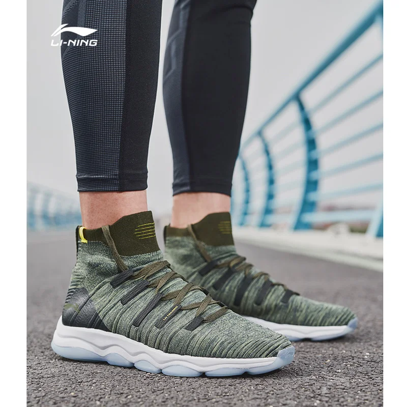 Мужские тренировочные туфли Li Ning GO MASTER дышащие кроссовки из моно пряжи носимые
