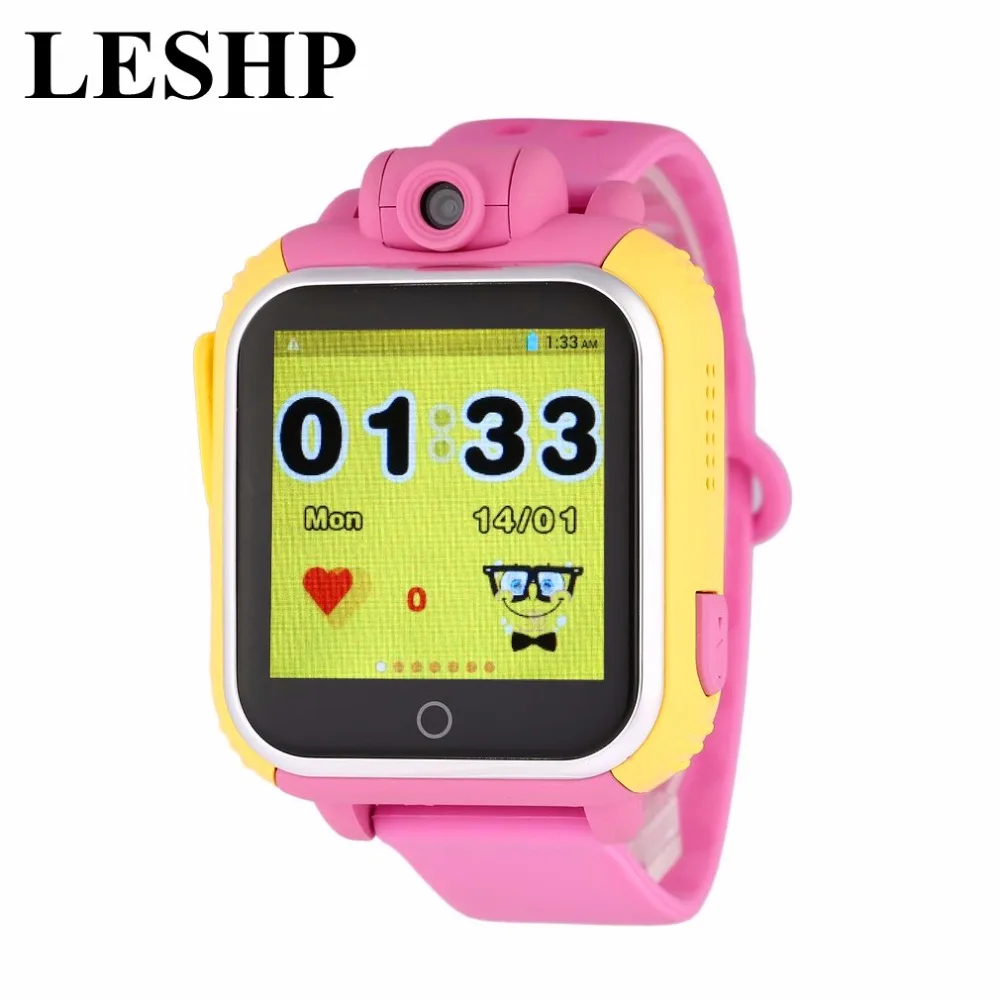 

LESHP 3G Children Smart Watch GPS+AGPS+LBS+WiFi Tracker SOS Call Kid For Android iOS Perfect Colorful Touch Screen Wrist Watch
