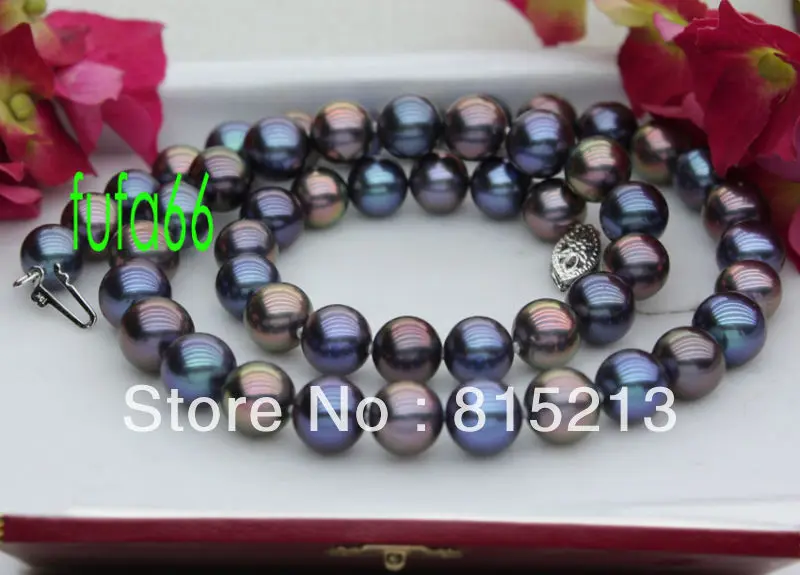 

ddh001545 PERFECT 18" AAA++ 8-9MM MULTICOLOR AKOYA PEARL NECKLACE