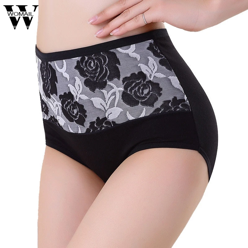 

New Women Briefs High Waist Sexy Panties Underwear Cotton Underpants calcinha ropa interior mujer Women briefs