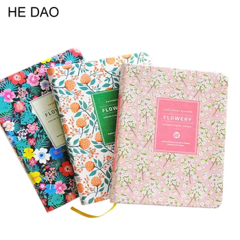 

New Arrival Lovely Pu Leather Floral Schedule Book Diary Weekly Planner Notebook School Office Supplies Kawaii Stationery
