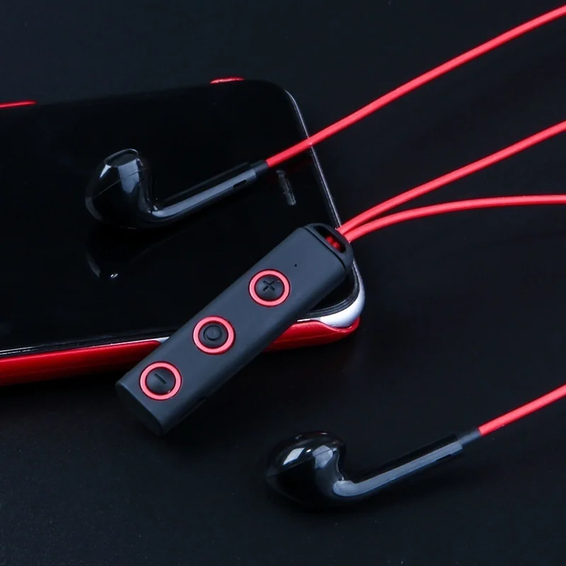 Bluetooth Magnetic Earphone Portable Sport Running Headset Hook Bass Strengthen Stereo Music Earbuds With Mic For IPhone Android