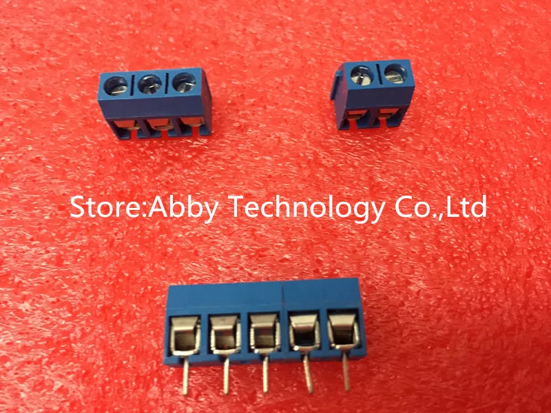 200 шт. KF301 5.0 2P + 3P &quot винт 5 0 мм прямой контакт винтовая Клеммная колодка PCB