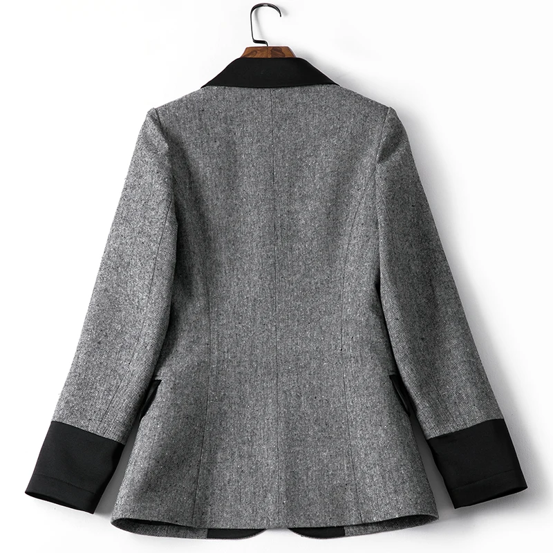 Shuchan Fashion Blazer Feminino Women's Jacket Autumn Winter 2019 New Items Designer Jacket Female Bleizer Mujer VS19A044