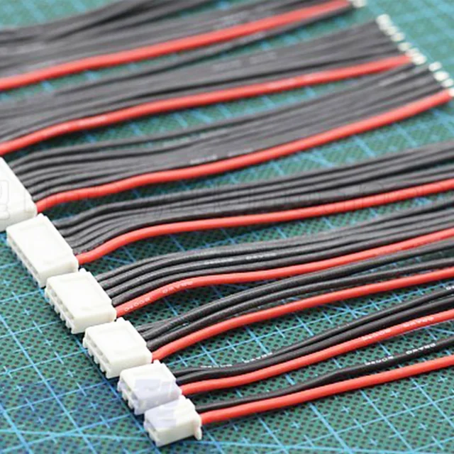 5pcs/lot 1S 2S 3S 4S 5S 6S Lipo Battery Balance Charger Cable IMAX B6 Connector Plug Wire Wholesale 1