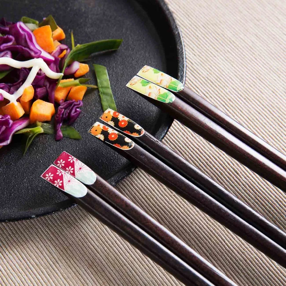 OTHERHOUSE 1 пара креативные деревянные японские традиционные палочки для еды натуральные палочки для еды китайская еда суши Chop палочки многоразовые для здоровья