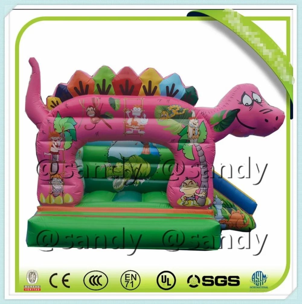 free air ship,4.5x4m Kids Dinosaur Inflatable Bounce house/bouncer