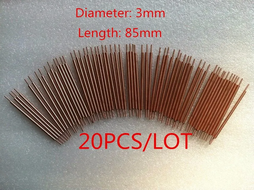 3x100mm copper welder spot welding pin welding alumina welding feet accessories