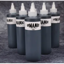 1 бутылка черный бренд Dynamic, краска для татуировок 250 мл 330 г Перманентный макияж микропигмент для боди-арт тату живопись косметика