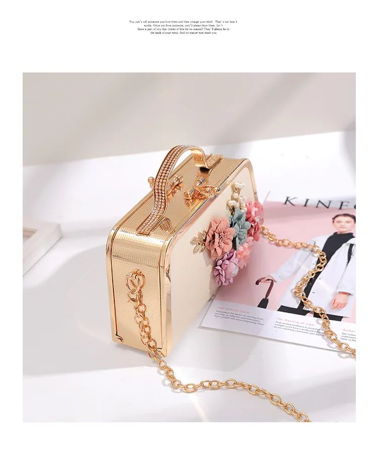 RanHuang New Arrive Women Flower Flap Small Handbags Fashion Shoulder Bags Ladies Evening Bags Cute Messenger Bags Purple