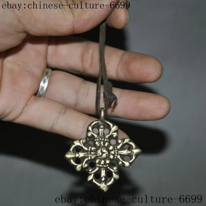 Тибетский буддизм Бронзовая Дордже Phurpa Pestle Vajra Talismans FaQi|Статуи и скульптуры| |