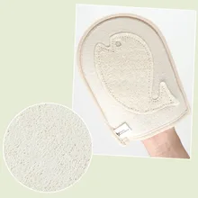 Сильный Отшелушивающий мочалка-губка тела перчатки для уборки удаление омертвевшей кожи душ для купания глубокой очистки гладкой кожи восстановить аксессуар