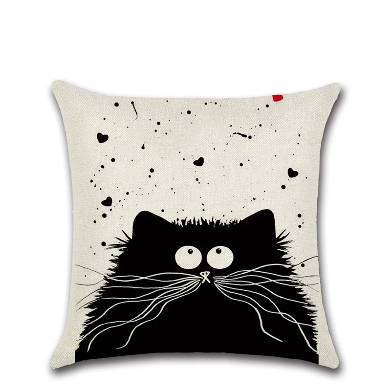 Наволочки из хлопка 45 х45 см|cushion cover|cat cushion covercover cotton |
