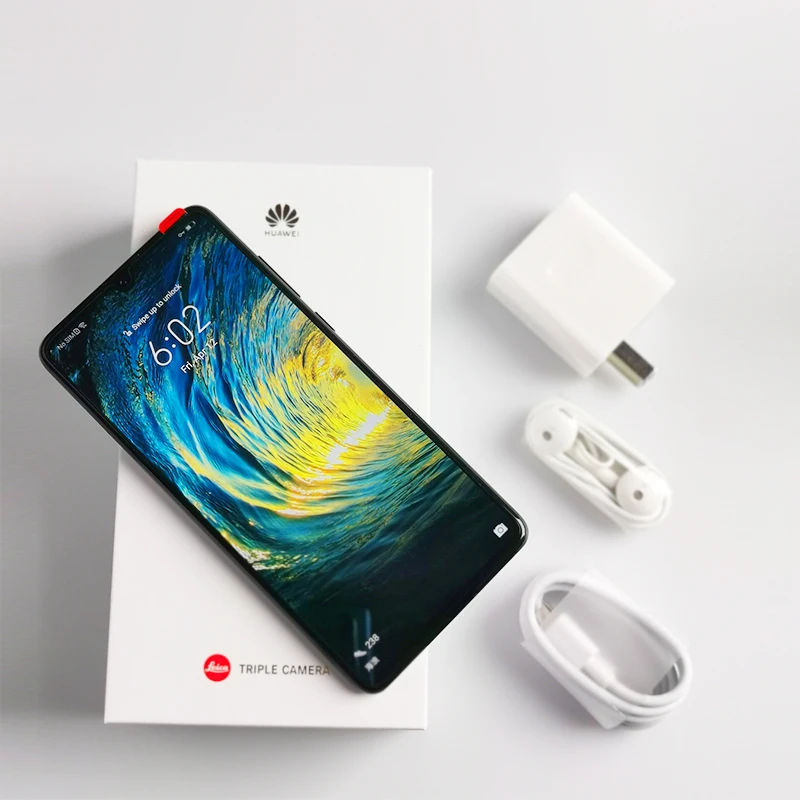 Мобильный телефон HUAWEI P30 с глобальной прошивкой полноразмерный экран Поддержка