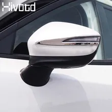Hivotd für Mazda CX-3 CX3 Außen Zubehör Tür Seite Rückspiegel Streifen ABS Chrome Trim Abdeckung Rahmen Auto Styling 2020