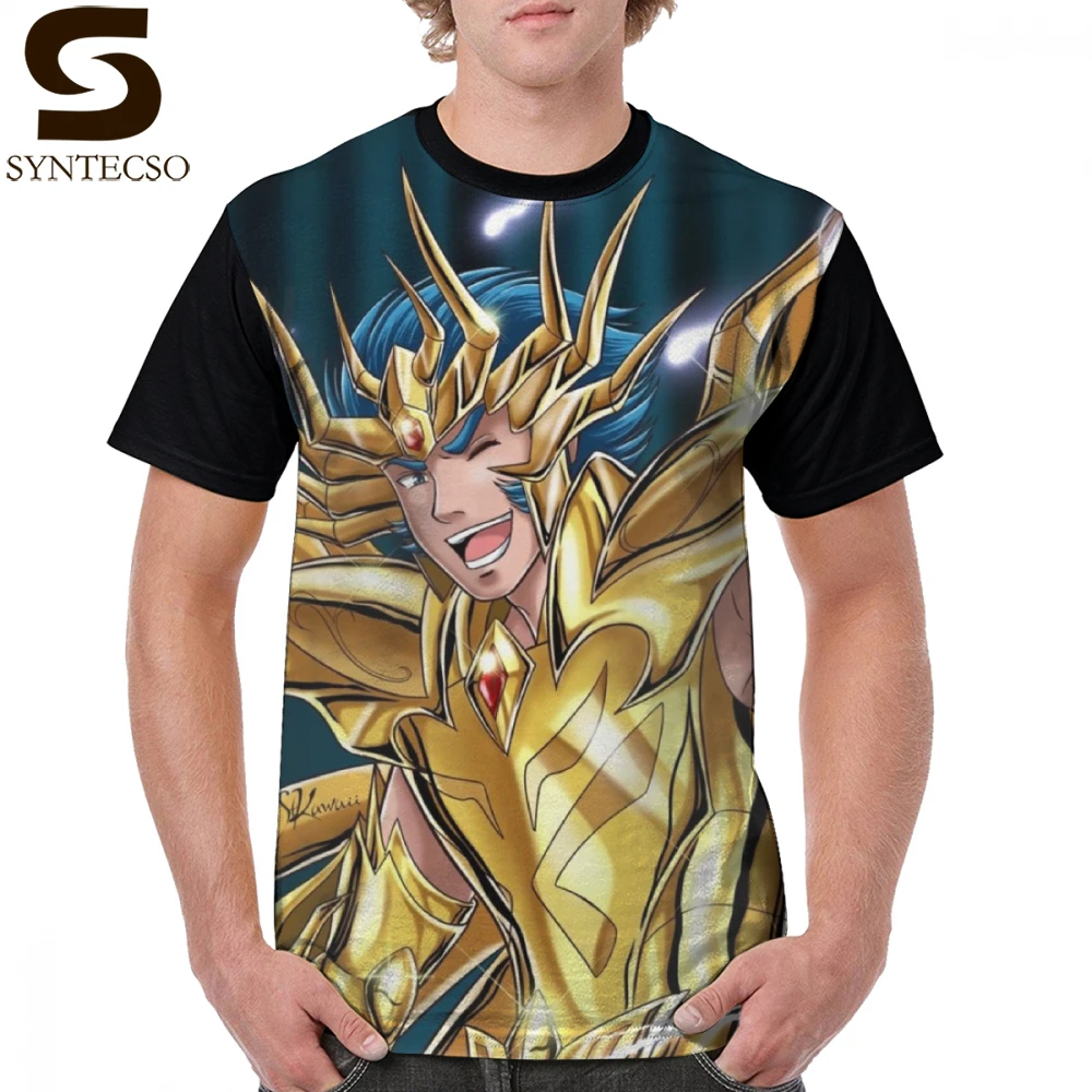 

Knights Of The Zodiac T Shirt Cancer Deathmask T-Shirt Streetwear Print Graphic Tee Shirt 100 Cotton Funny Short Sleeve Tshirt