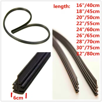 

Car Rubber Bracketless Windshield Wiper Wash Blade Refill for Kia Sportage Sorento Sedona ProCeed Optima K900 Soul Forte5