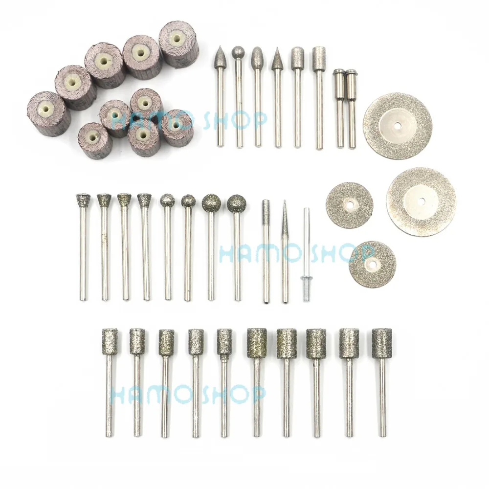 Buy 43pcs Carving Polishing Rotary Tools Set Diamond