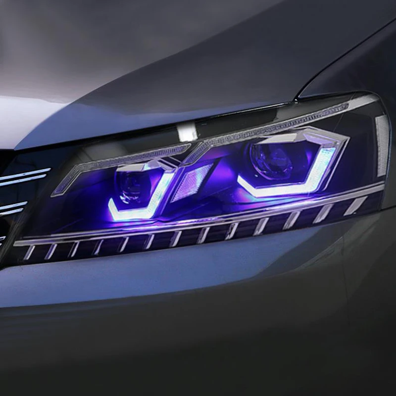 Car Head Lamp for Volkswagen Passat V6 B7 LED Headlights 2011 2012 2013