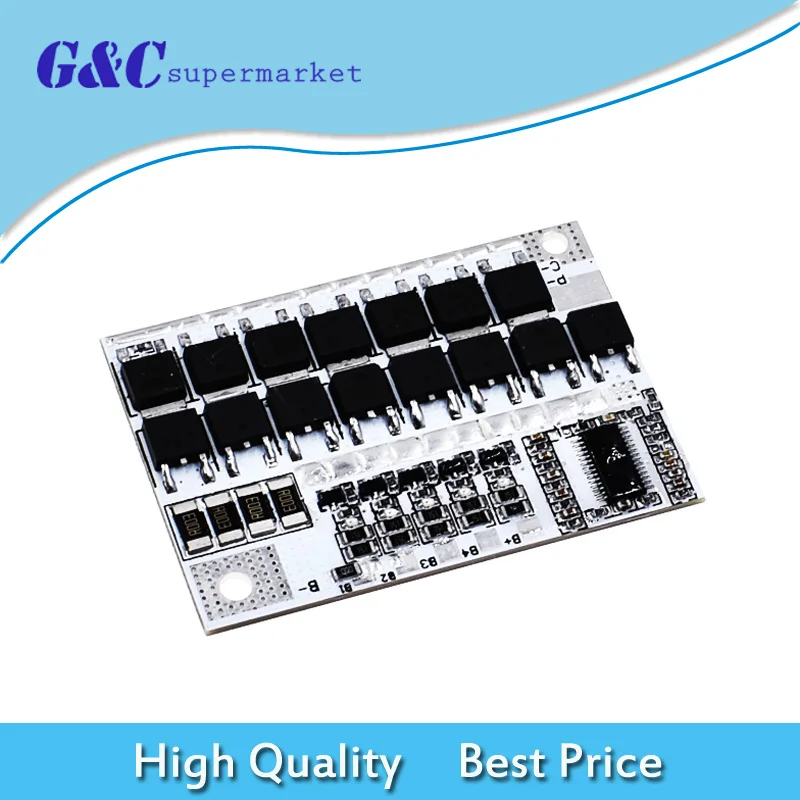 

3S/4S 12V 100A Li-ion Lithium 18650 Battery BMS Packs PCB Protection Board Balance Integrated Circuits