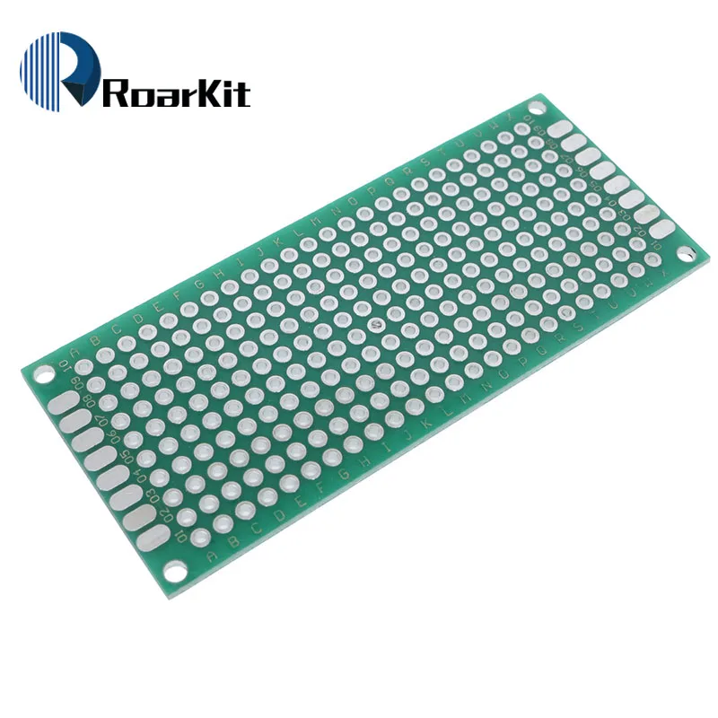 5 шт./лот 3x7 см Прототип PCB 2 слоя 3*7 см панель универсальной платы 2,54 мм