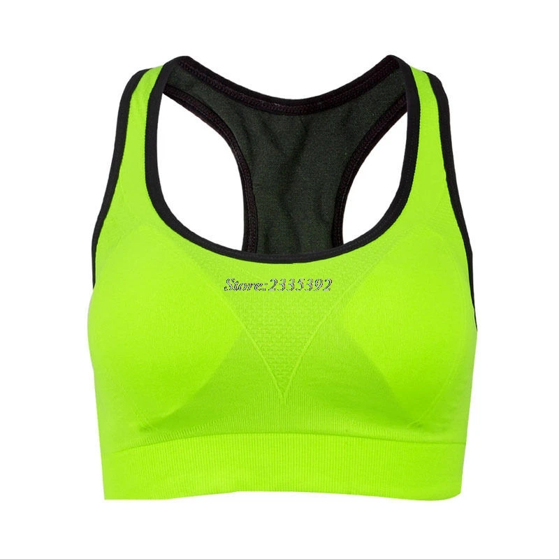 

Crop Top Women Fitness Sports Bra Push Up Breathable Yoga Bras Underwear Running Sports Bra #A