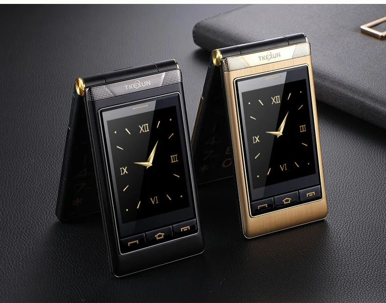 Fsmart TKEXUN G10 one 3g двойной экран флип телефон 3 0 дюймов SOS громкий динамик две sim карты