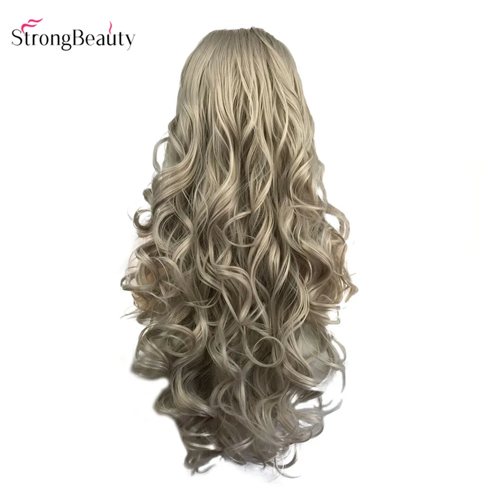 Silver gray Lace Front Wigs (2)
