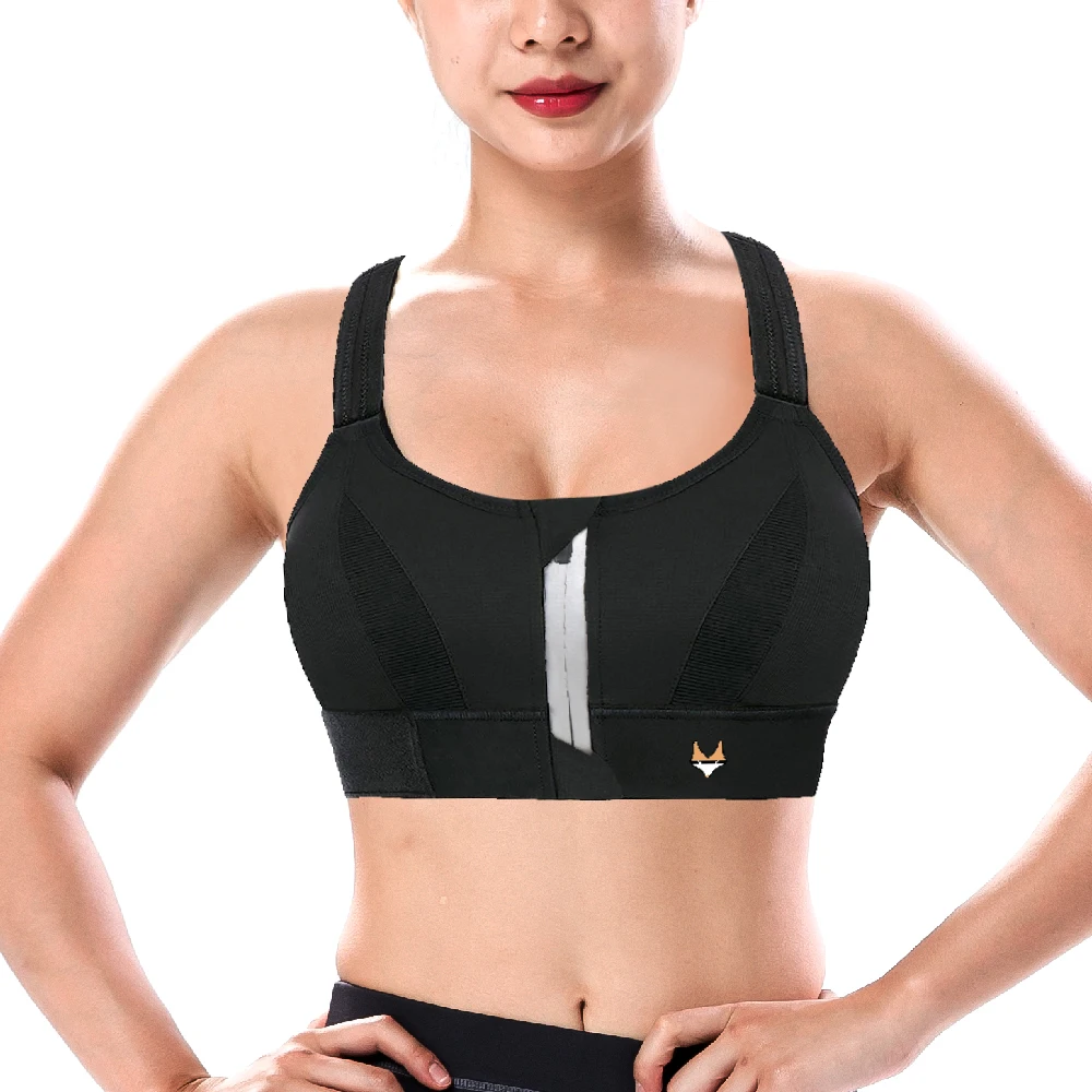 high impact sports bra with adjustable straps