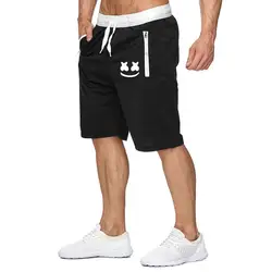 2019 летние хлопковые шорты свободного кроя человек тренажерные залы Фитнес по колено пот Штаны Мужские штаны для бега и тренировок Crossfit