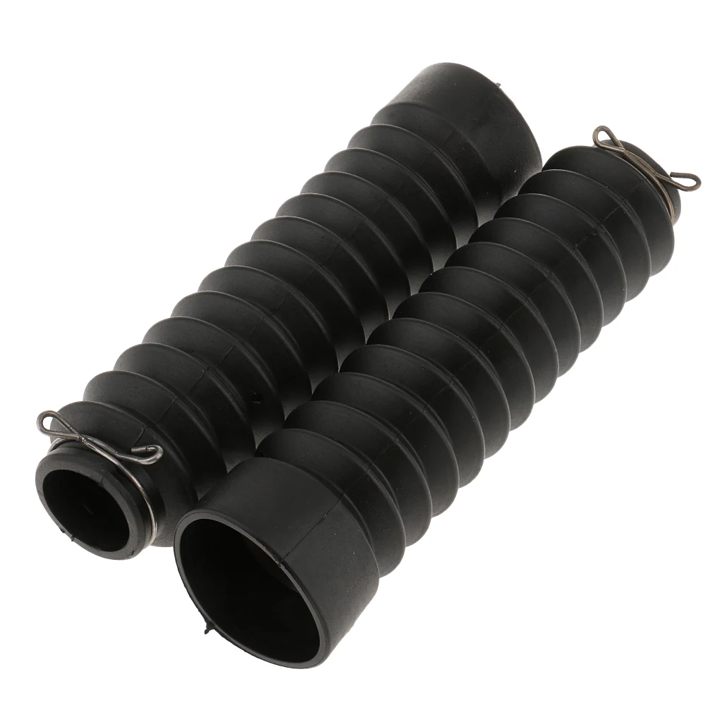 

Universal 2 Packs Motorcycle Rubber Front Fork Dust Cover Gaiters Gators Boots Motorcycle Accessories Black