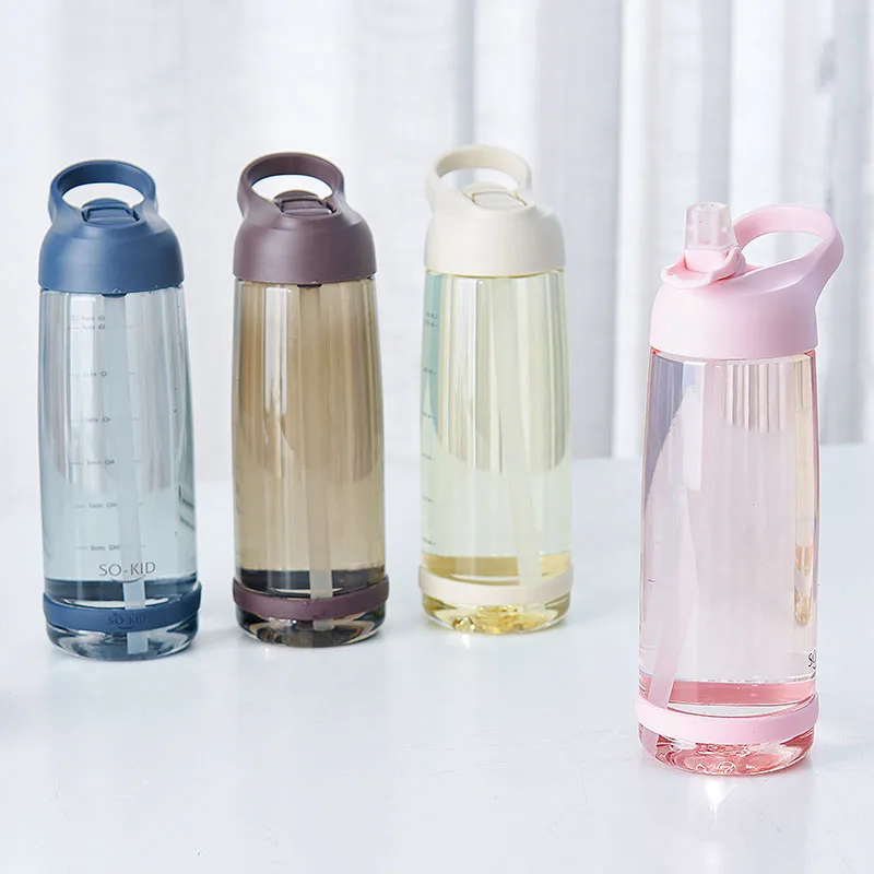 1000 мл наружная бутылка для воды с соломинкой спортивные бутылки экологичные с крышкой для пеших прогулок кемпинга Пластиковые BPA бесплатно H1098