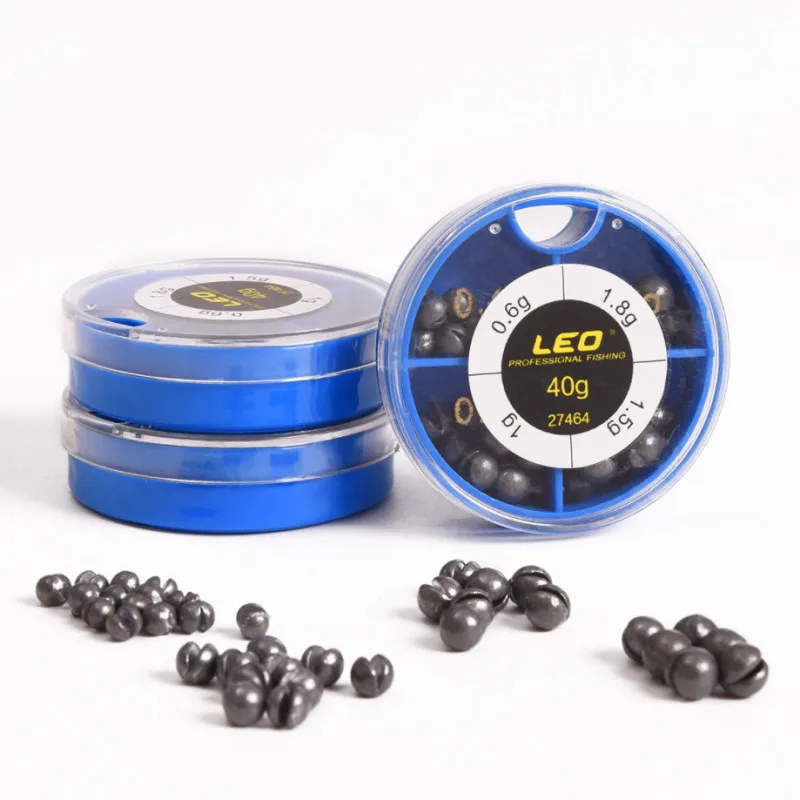 

4 Type Dynamic Fishing Egg Bullet Rig Sinkers Angling Lead Weight Split Shot Box High Quality New Hooks Tackle Fish Camping Tool