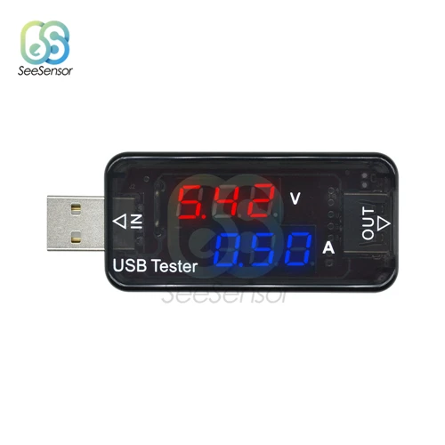 Цифровой USB Мобильный зарядный ток тестер напряжения метр мини USB зарядное устройство Доктор Вольтметр Амперметр - Цвет: Type 4