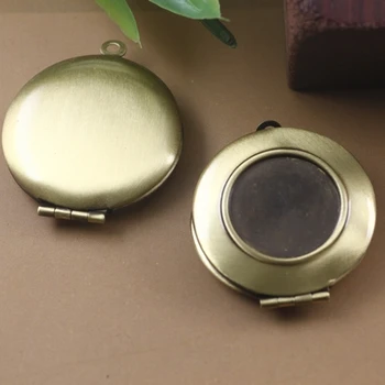 

5pcs 27*29mm Antique Bronze Locket Box Magic Box Photo Box High Quality LB038