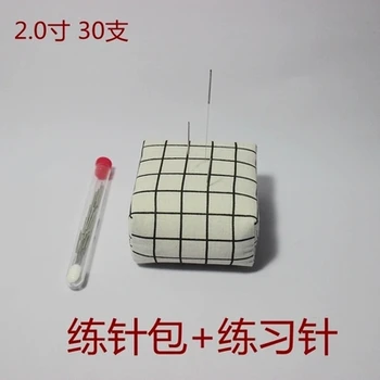 

handcraft Practice the needle package new user exercise bag with 30pcs Acupuncture needles 1 1.5 3 inch each 10pcs/2 inch 10pcs
