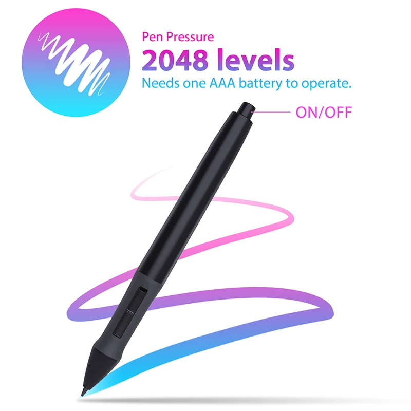 Koop Huion 420 Digitale Grafische Tekening Tablet (Perfect Voor Osu) tablet Pen Druk Handtekening Pad Met Tien Penpunten Zwart En Wit