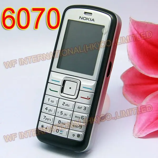 Восстановленный Мобильный телефон Nokia 6070 разблокирован 2G GSM сотовый телефон камера русский язык