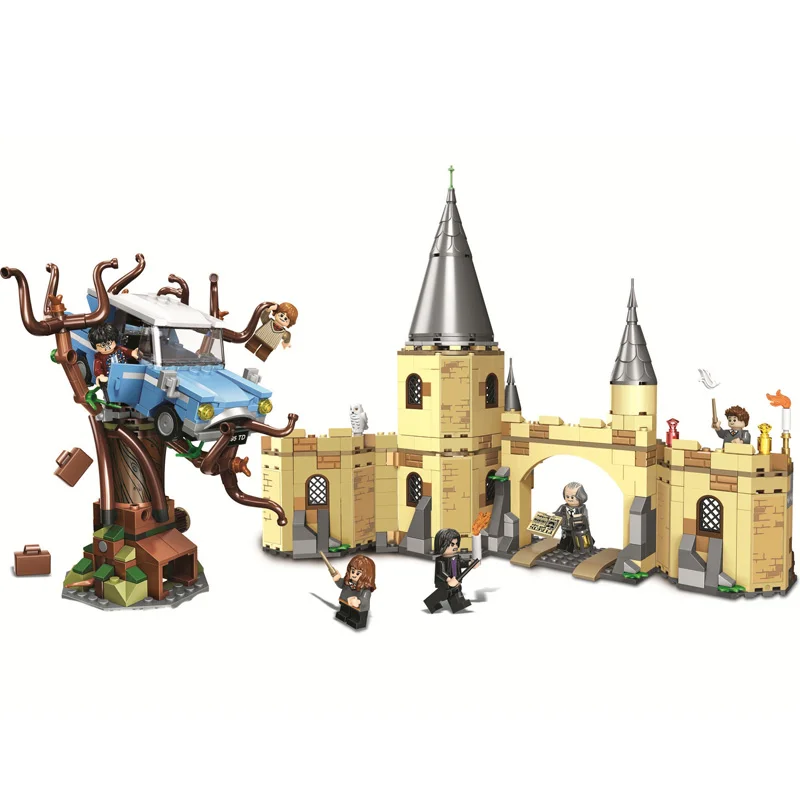 

Harri Potter Movie Hogwarts Whomping Willow Set Compatible With Movie 75953 Building Blocks Bricks Kids Toys Christmas