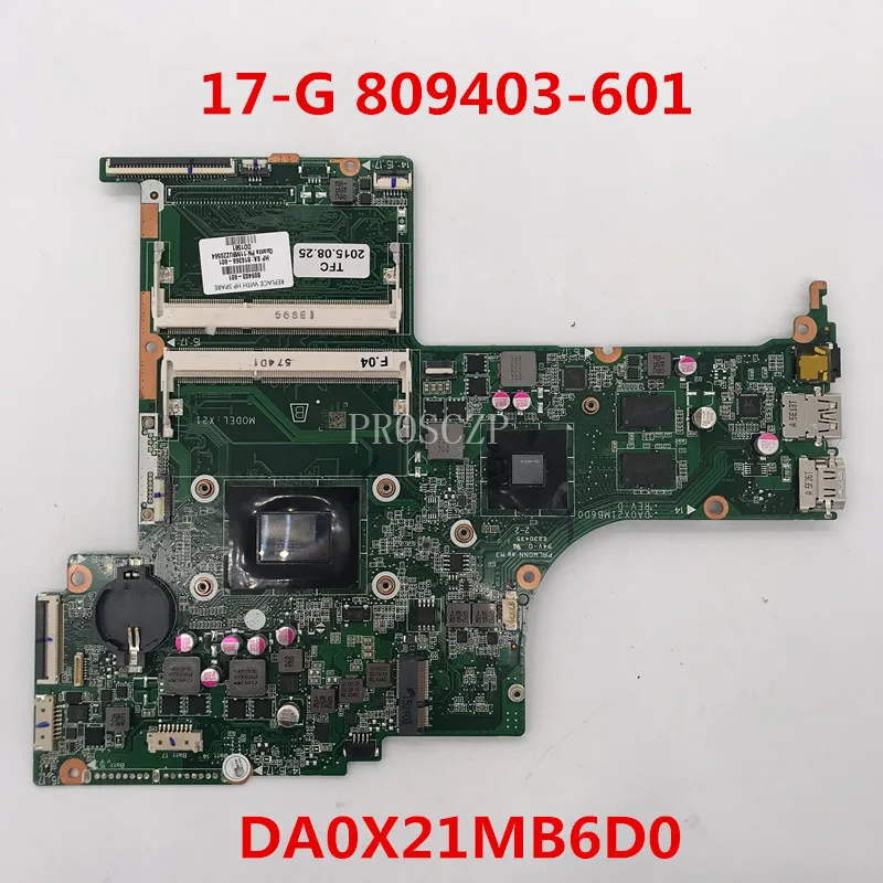 Материнская плата для ноутбука 17-G 17Z-G000 809403-601 816366-601 DA0X21MB6D0 | Компьютеры и офис